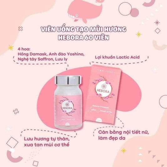 Viên uống thơm cơ thể Hebora không có tác dụng phụ không?