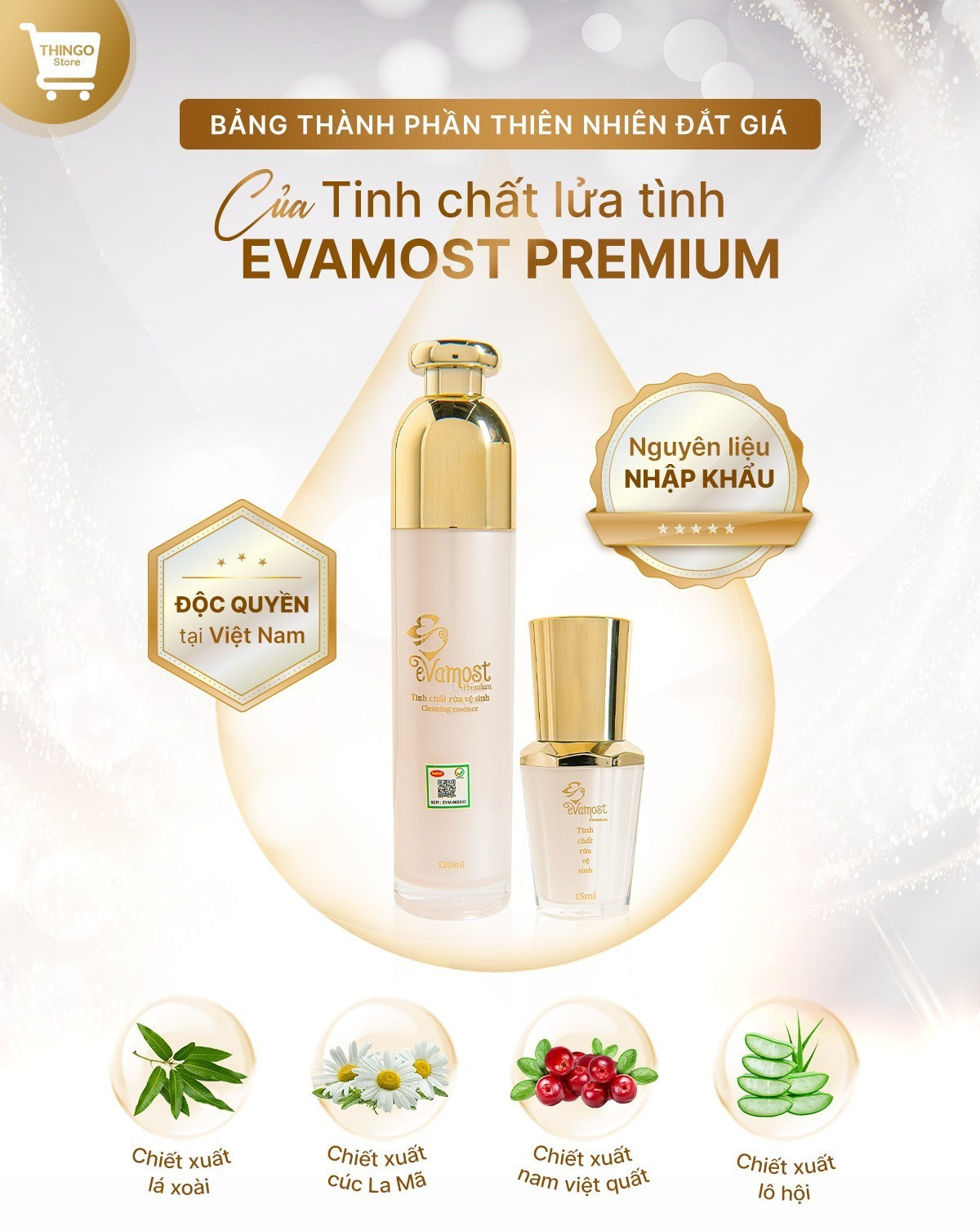 EVAMOST Premium - Tinh chất vệ sinh