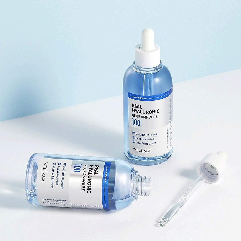 WELLAGE Real Hyaluronic Blue Ampoule