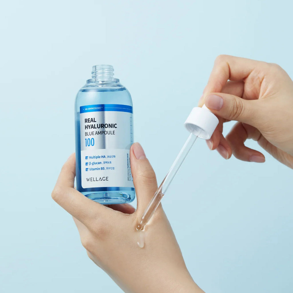 WELLAGE Real Hyaluronic Blue Ampoule