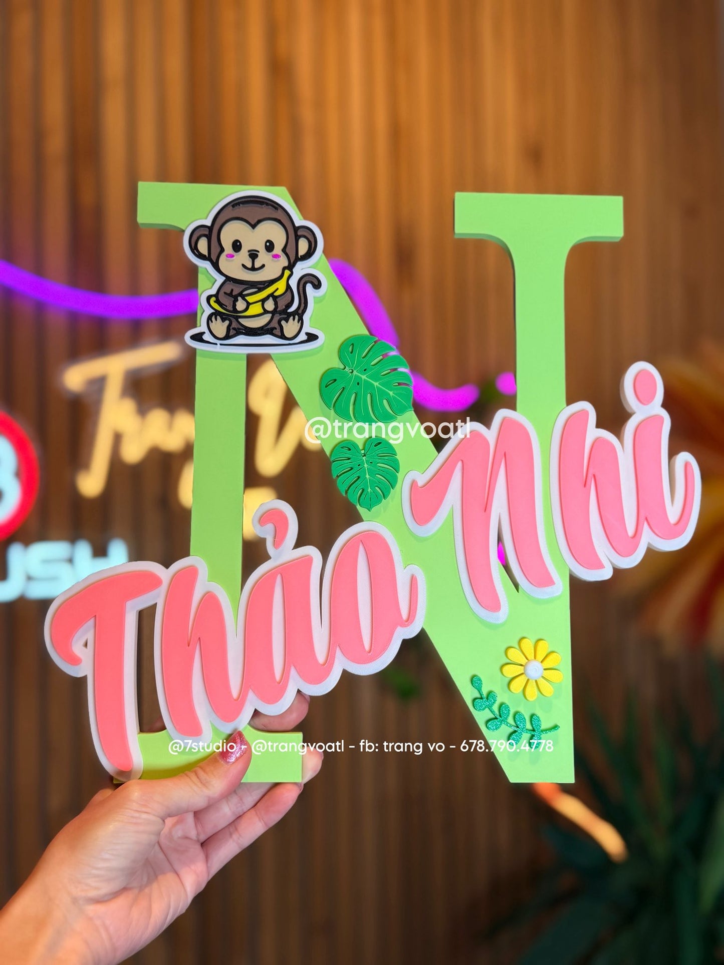 Name with Monkey Zodiac theme