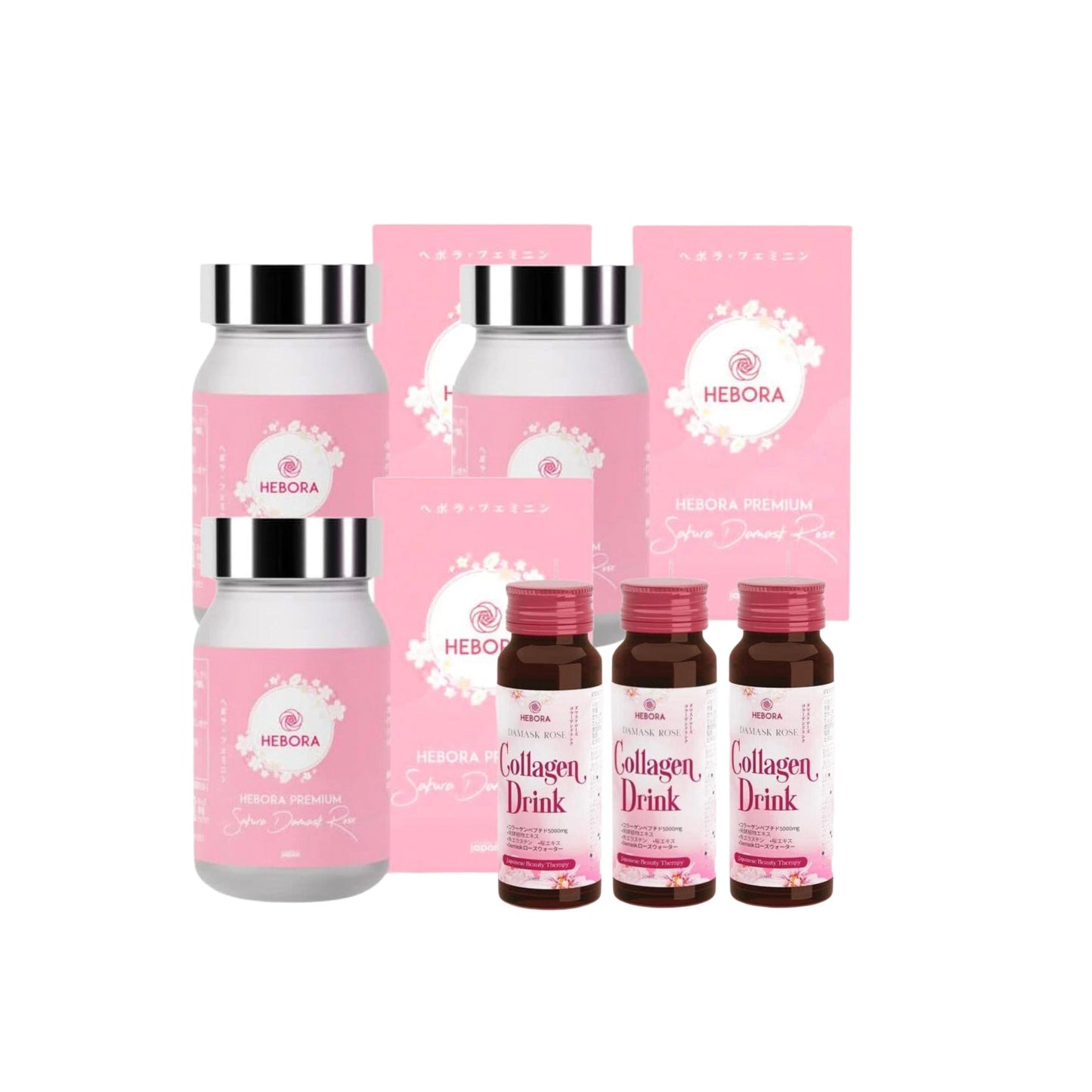 HEBORA Premium - 3 Hebora Premium Tặng 3 Hebora Drink
