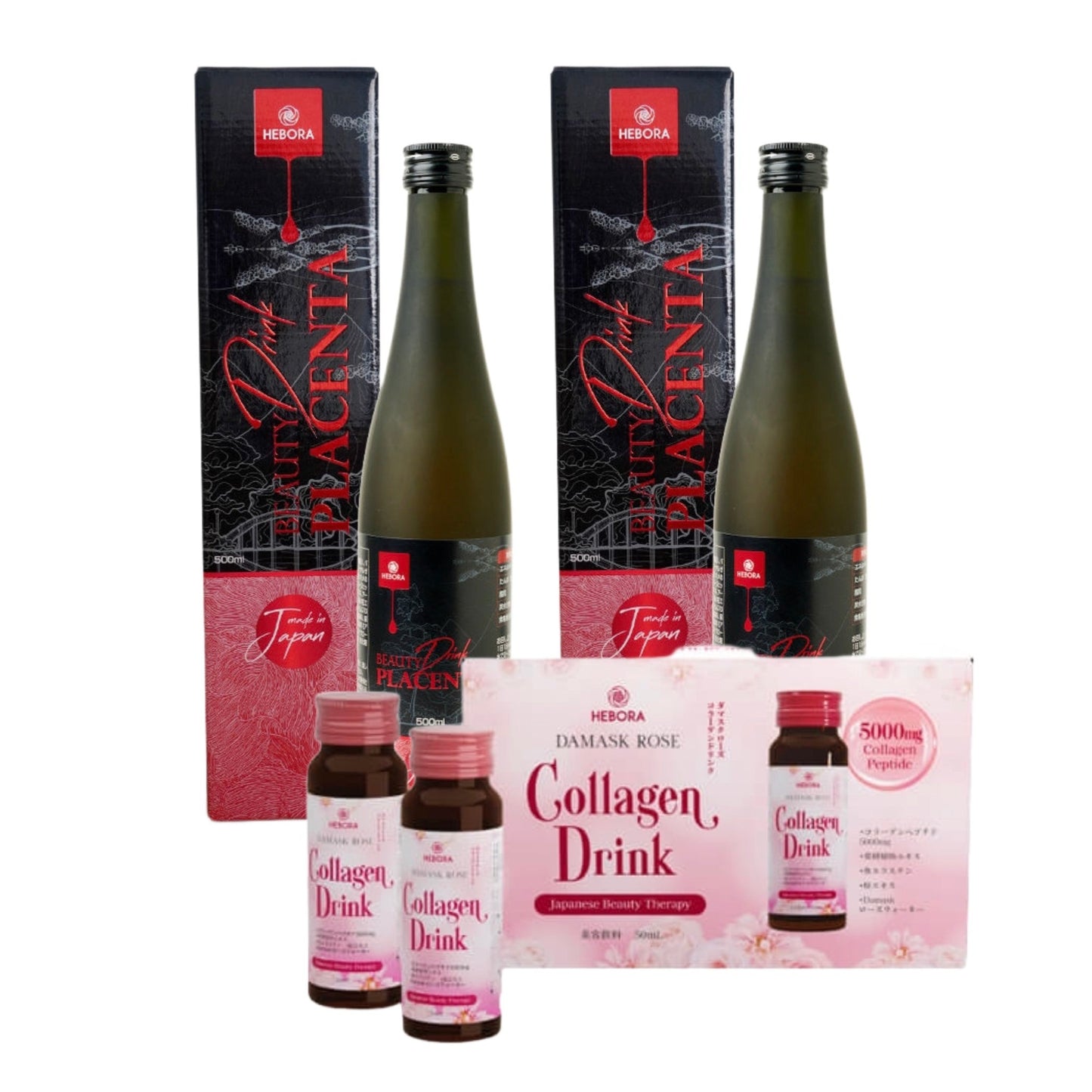 Hebora Placenta - Mua 2 Placenta Tặng 1 Collagen Damask