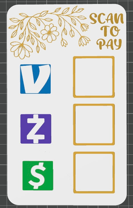 3 Payment Stand QR CODE