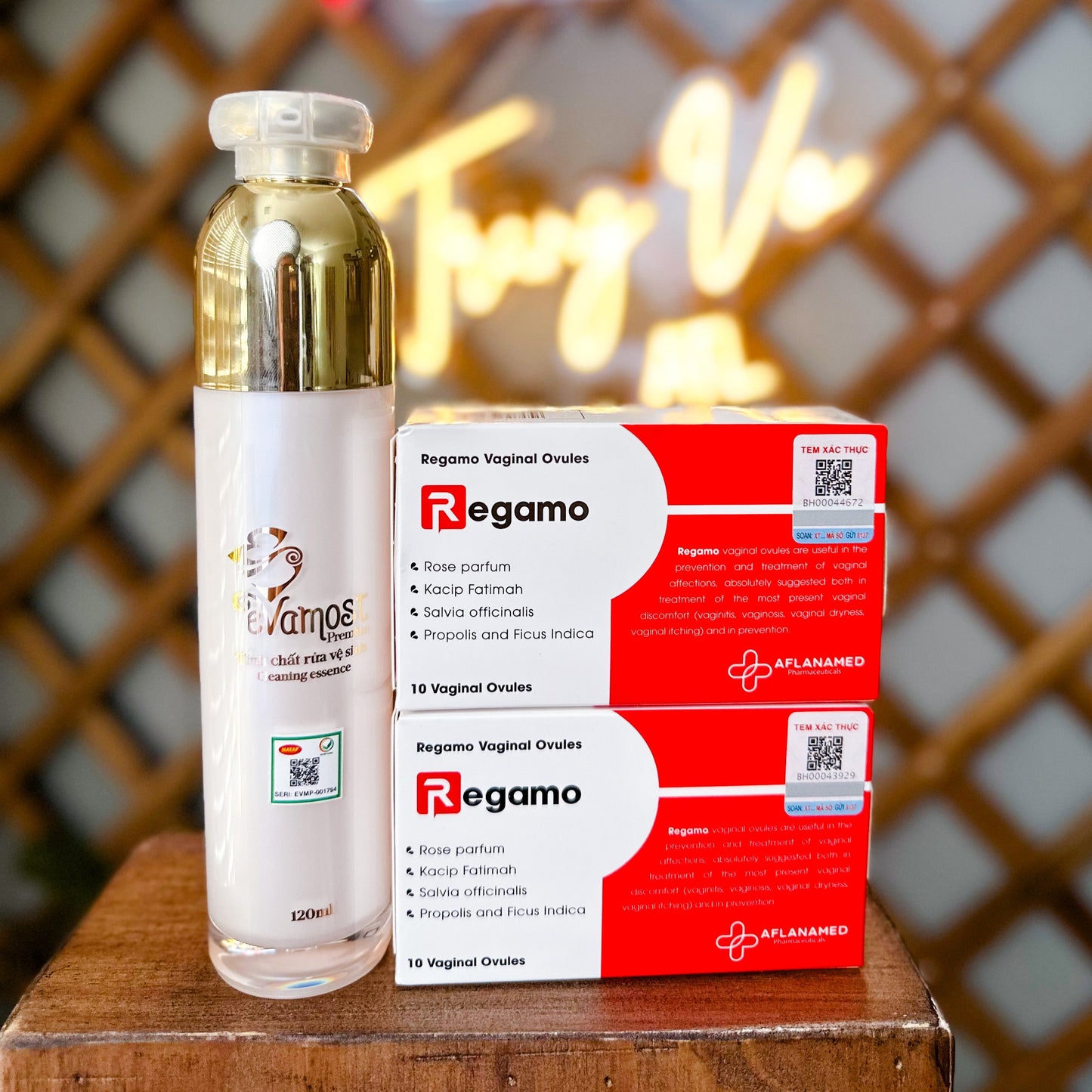 REGAMO Viên Đặt Phụ Khoa - Combo 2 Regamo 1 Evamost