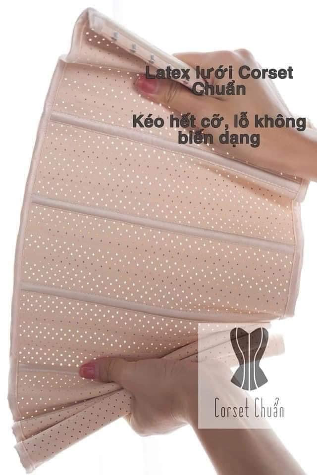 Đai nịt bụng Latex Corset Chuẩn Hy Lạp - Định Hình Vòng Eo