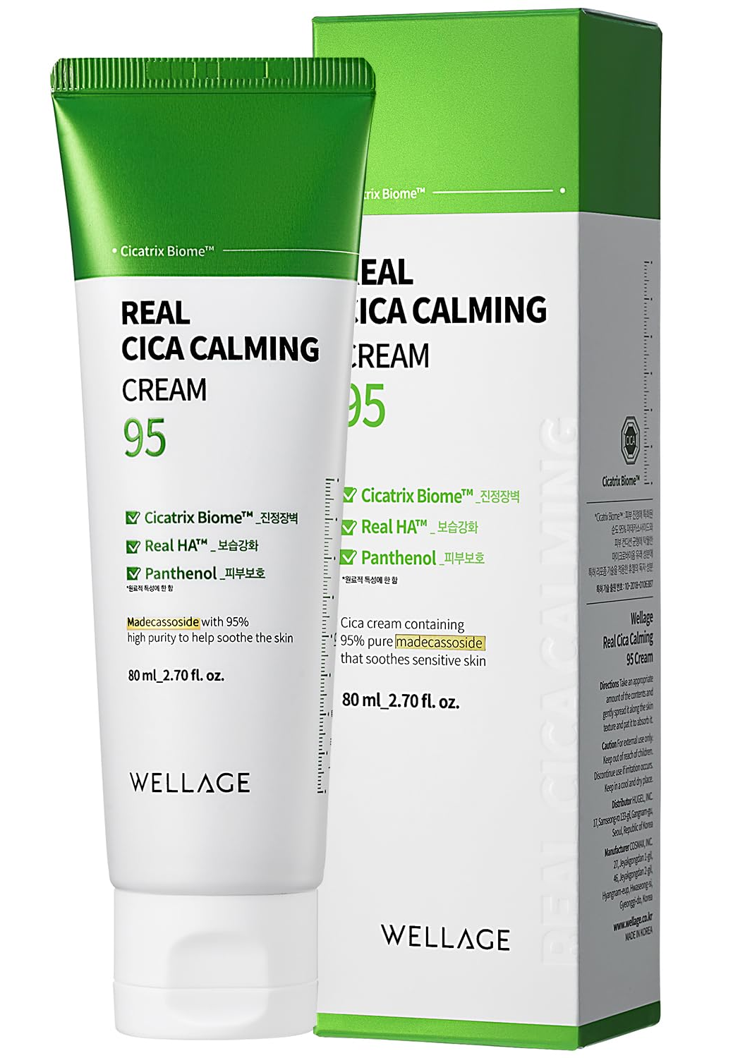 WELLAGE Real Cica Calming Cream 95 - Kem Phục Hồi Dưỡng Ẩm – 7Blush