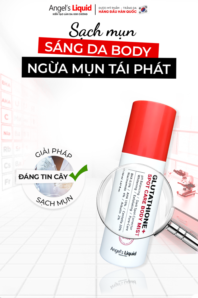 ANGEL’S LIQUID GLUTATHIONE SPOT CARE BODY MIST