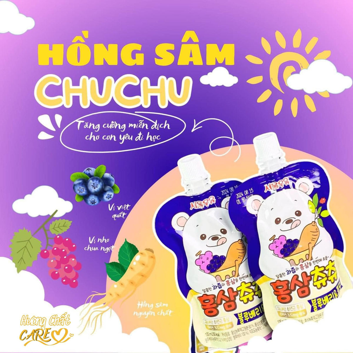 Chachu Sam Nước Hồng Sâm ChuChu – 7Blush