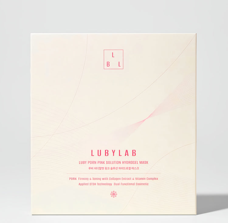 LUBYLAB PDRN Pink Solution Hydrogel Mask 4pcs