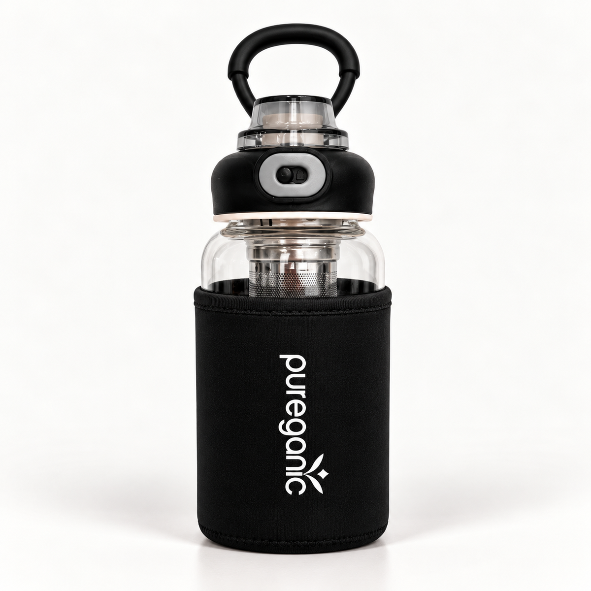 Bình Pha Trà Thủy Tinh – Glass Tea Infuser Bottle (800 mL)