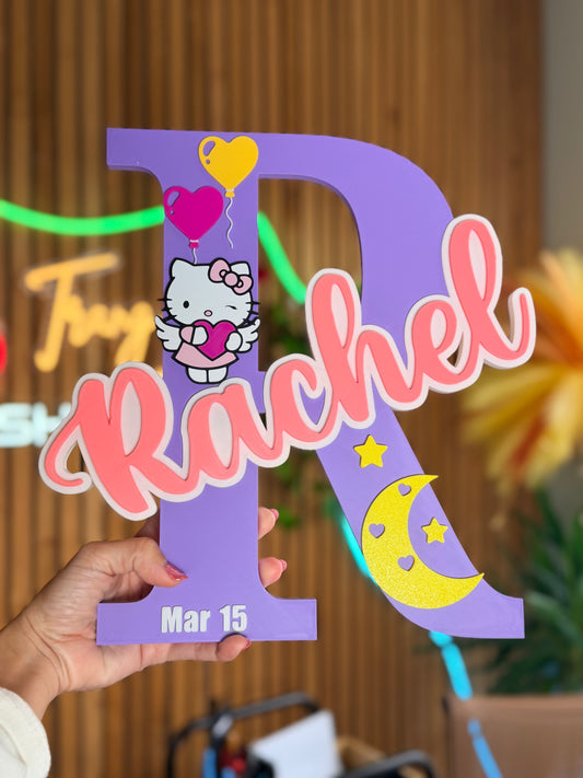 Name with Hello Kitty theme