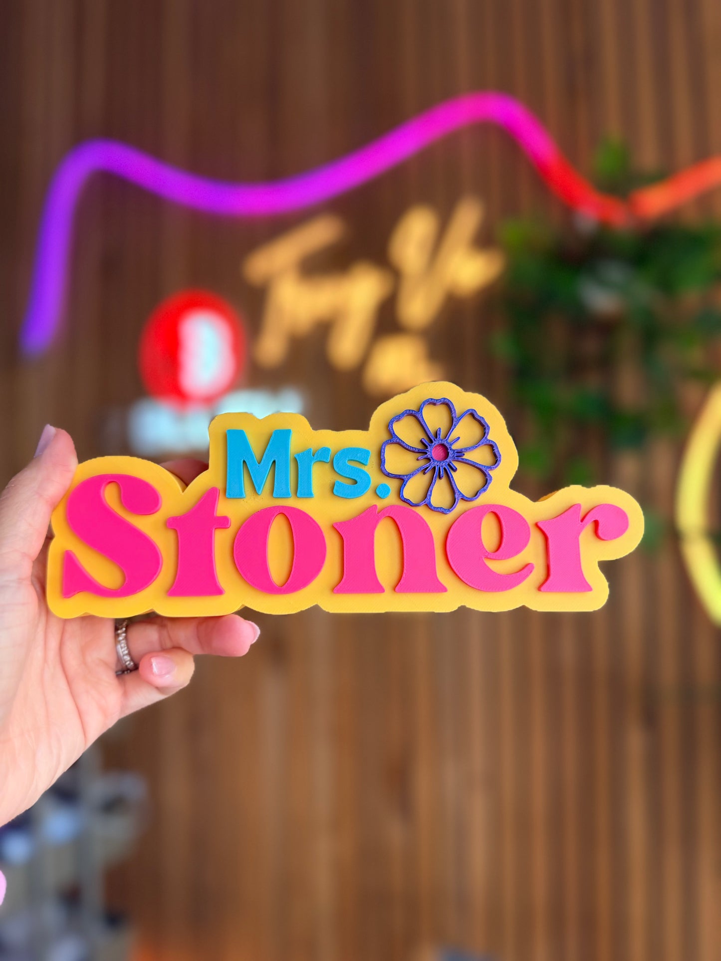 Teacher Name Plate