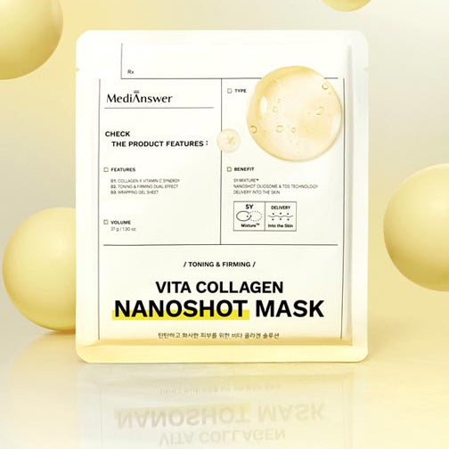 MediAnswer Vita Collagen Nanoshot Mask - 10ea pack