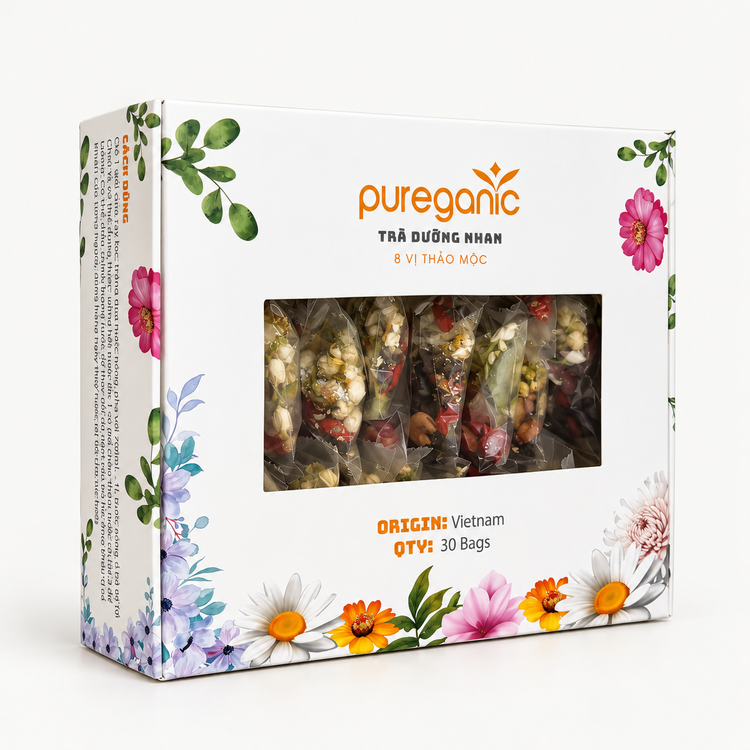 Trà Dưỡng Nhan 8 Vị Thảo Mộc – Herbal Beauty Tea