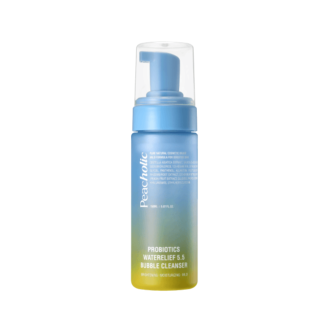 PEACHOLIC Probiotics Waterelief 5.5 Buble Cleanser - Rửa mặt tạo bọt