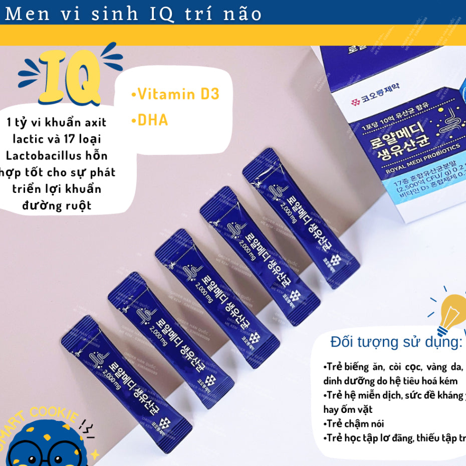 Royal Medi Probiotics - MEN IQ Vi Sinh