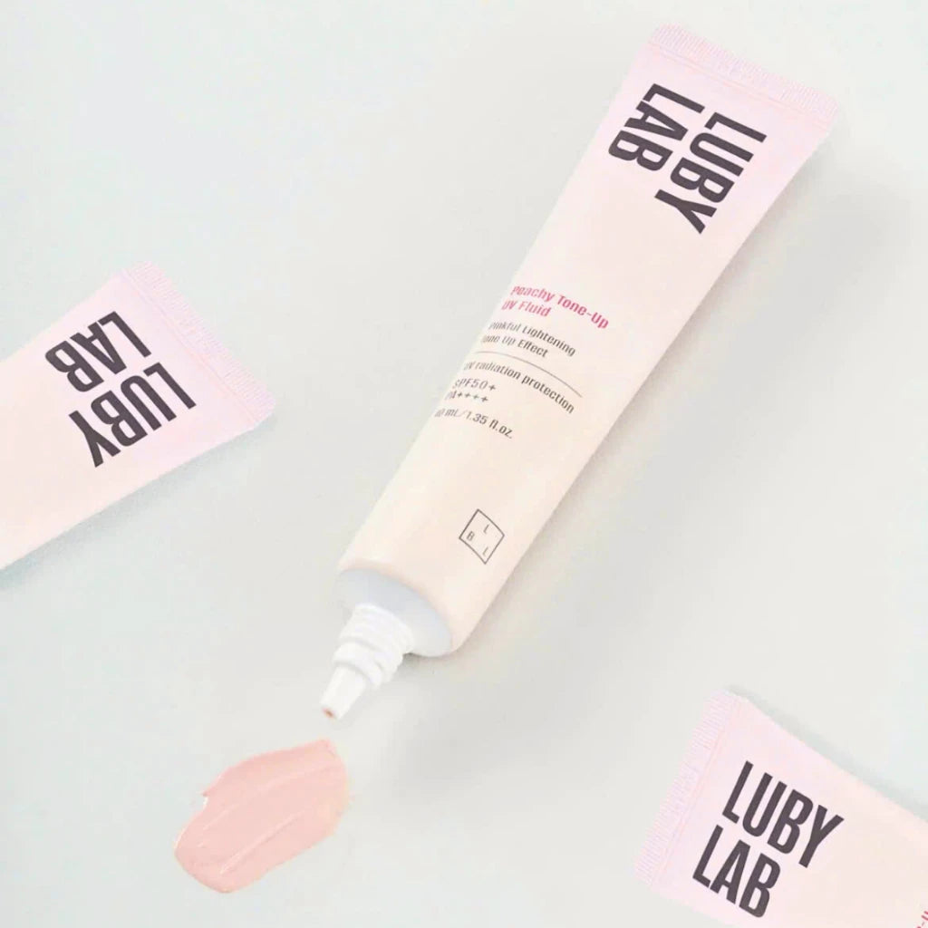 LUBYLAB Peachy Toneup UV Fluid - Chống nắng nâng tone