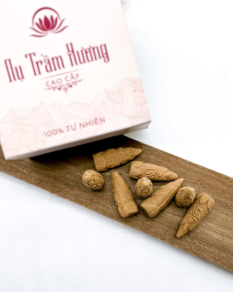 Nụ Trầm Hương Tự Nhiên - Agarwood Incense Cones High Quality